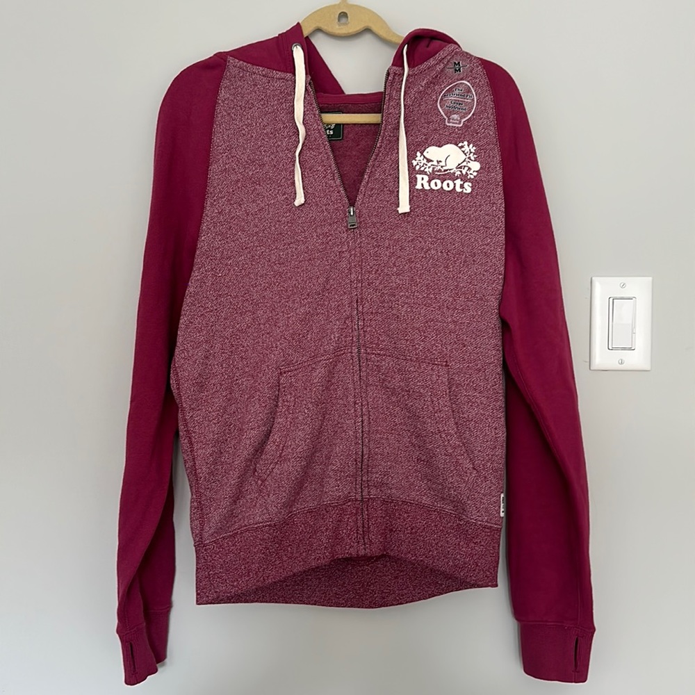Roots Boyfriend Fit Zip-up Hoodie